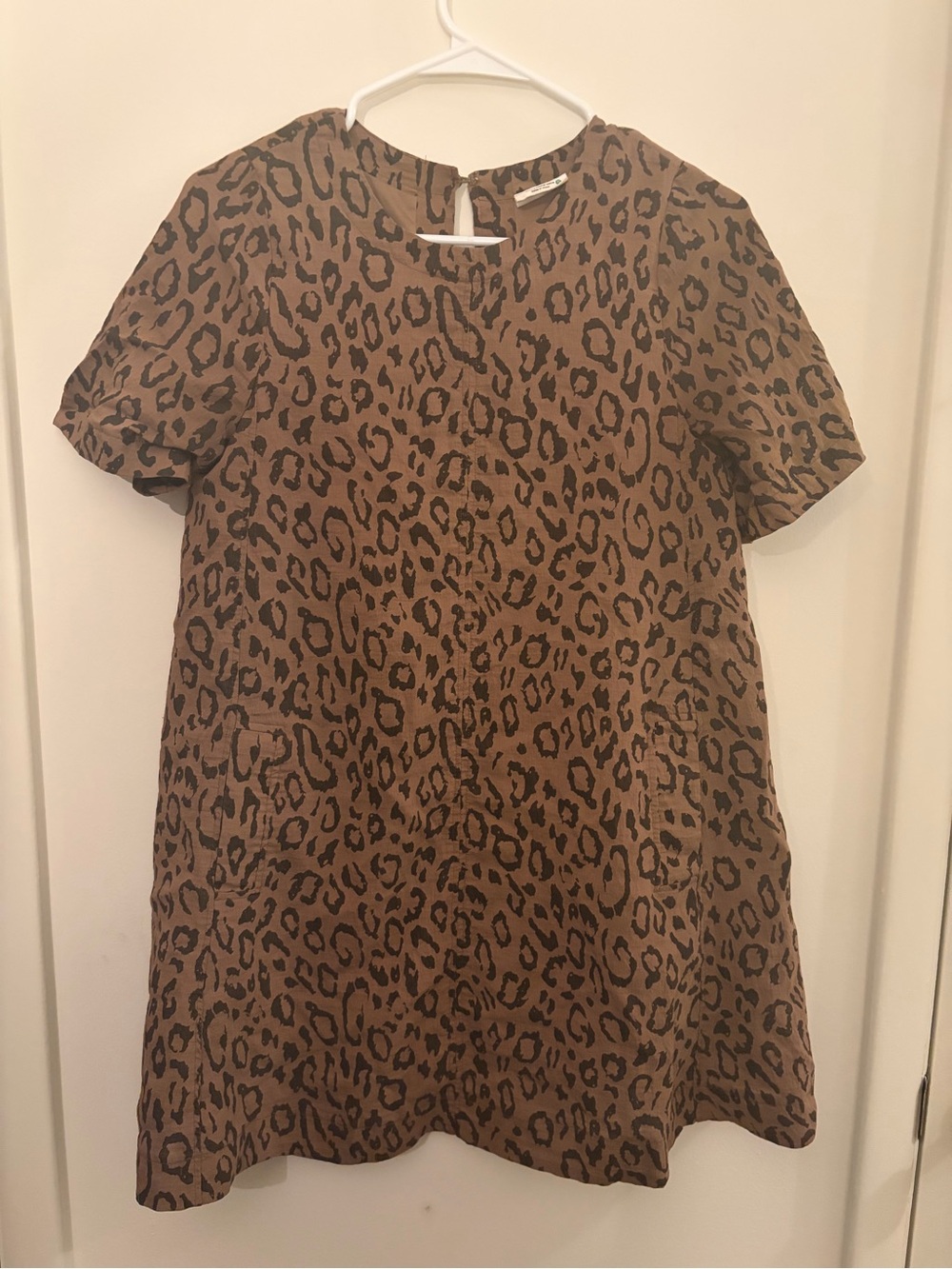 Leopard Print Brown Dress
